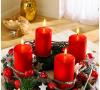 イギリス風クリスマス：植物飾り 英語でクリスマスインテリア